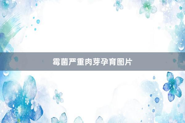 霉菌严重肉芽孕育图片