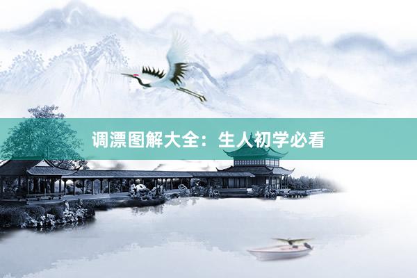 调漂图解大全：生人初学必看